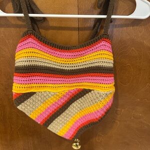 Urban Outfitters Colorful Crochet top